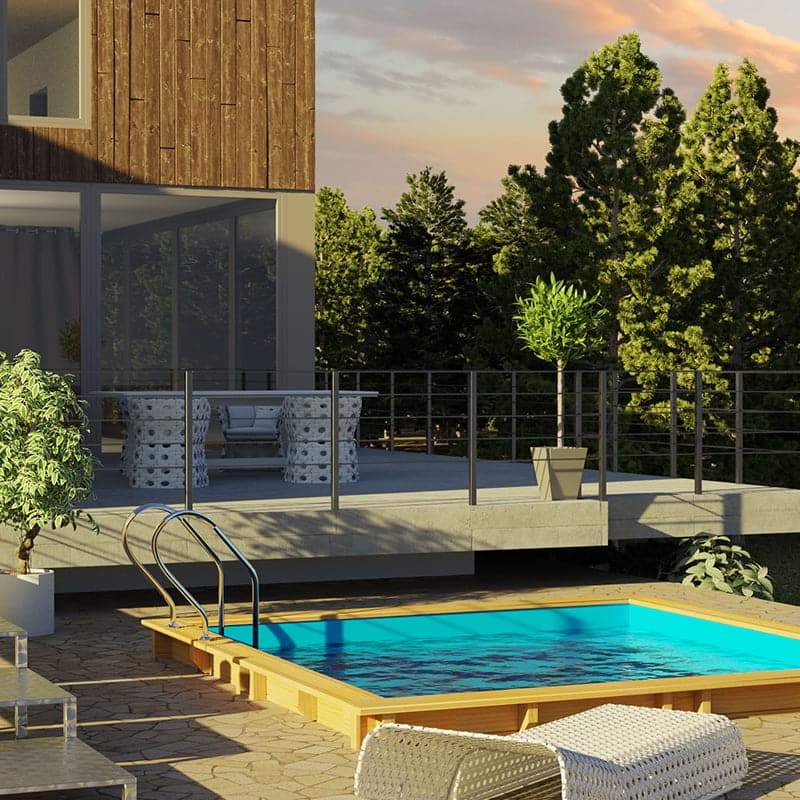 Piscina Sunbay Carra Cuadrada Gre