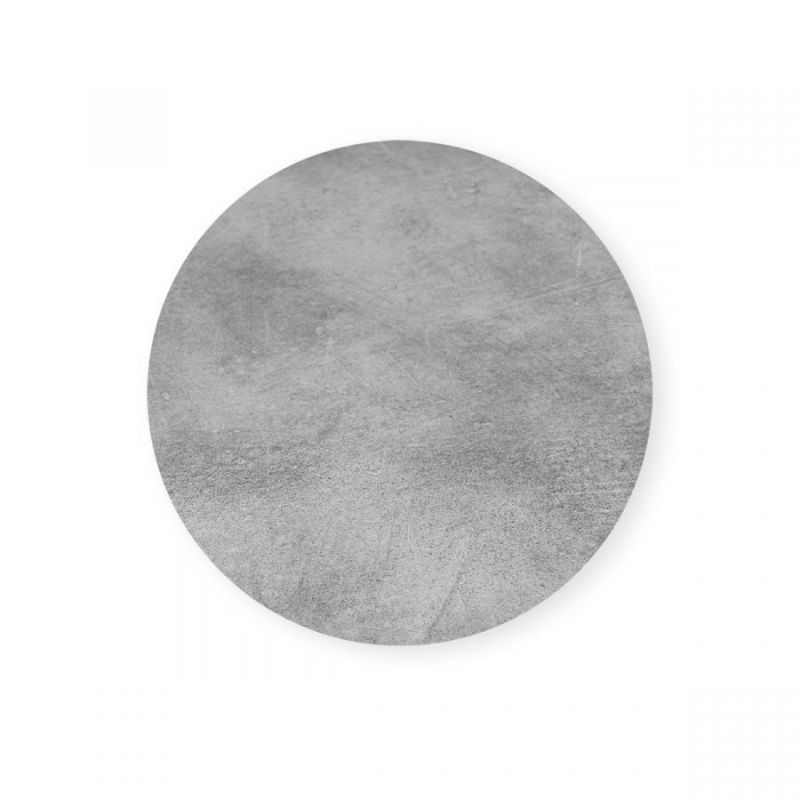 Piani laminato Ø80 Cemento