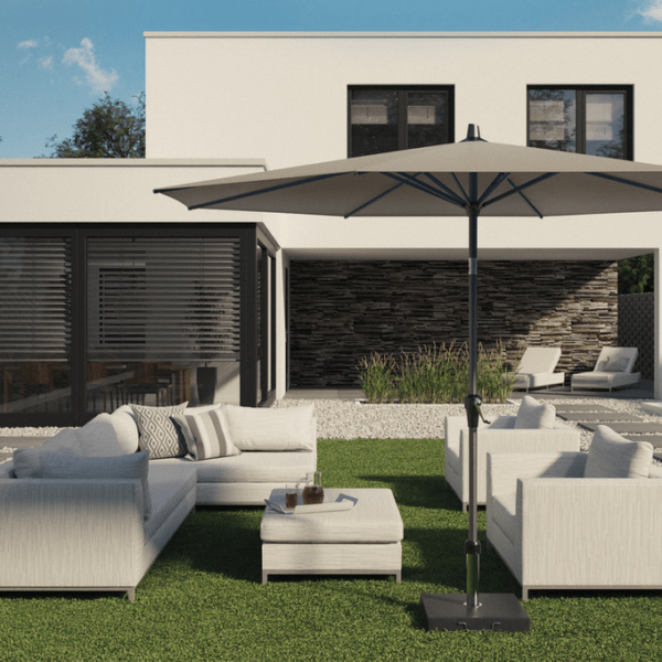 Parasol Riva 250x250cm Platine