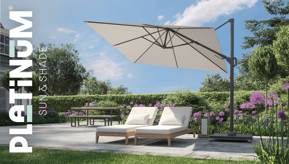 Parasol Voyager T2 Premium 270x270cm Platinum