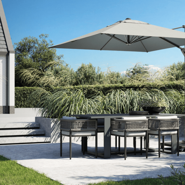 Parasol Voyager T1 250x250cm Platine