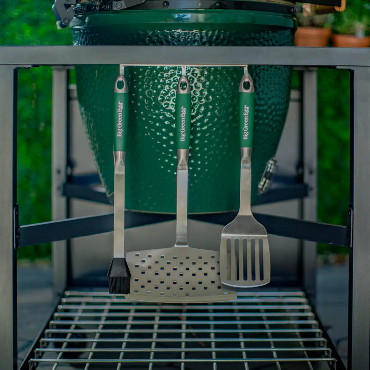 Herramientas Acero Inox. Big Green Egg