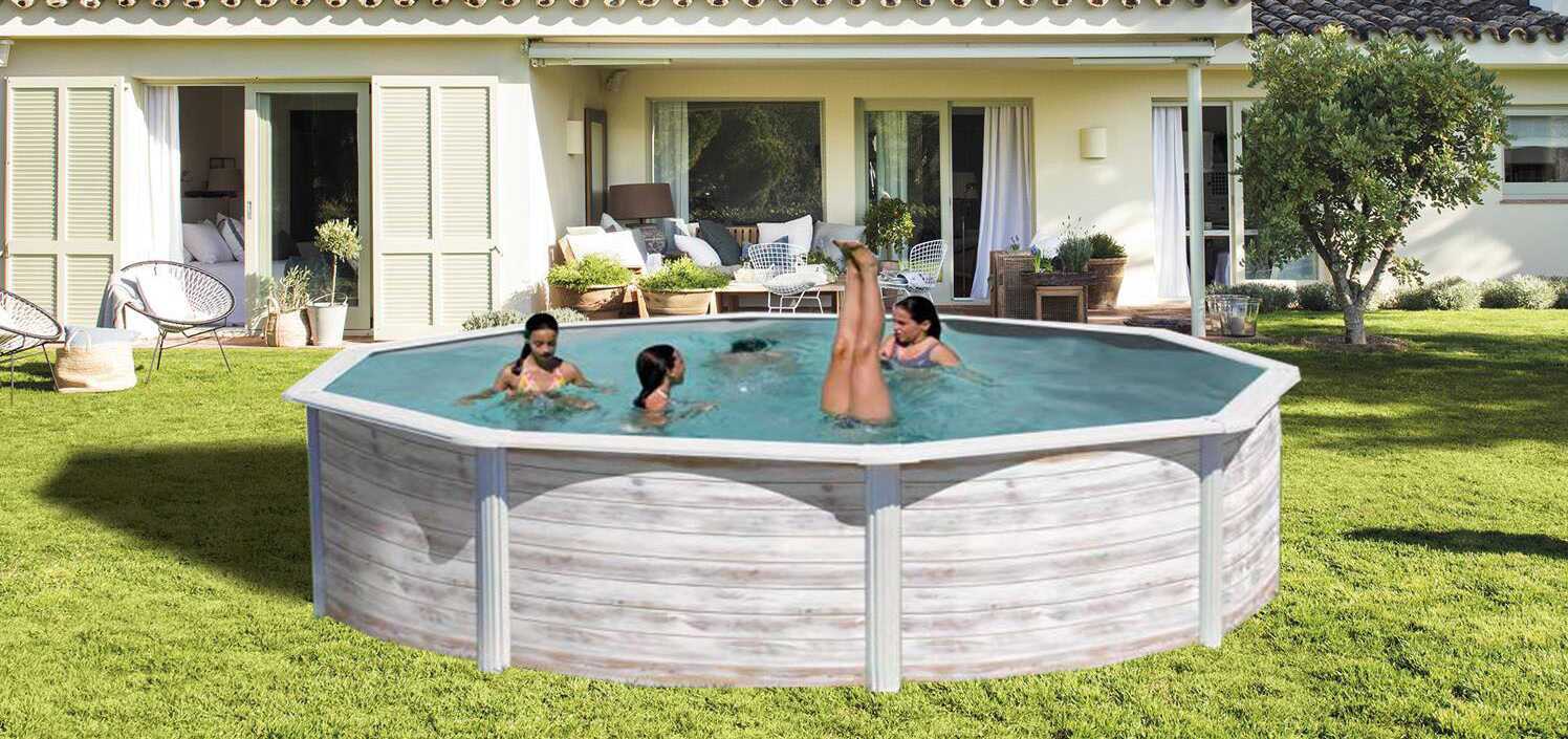 KIT460N Piscina Finlandia Redonda Gre