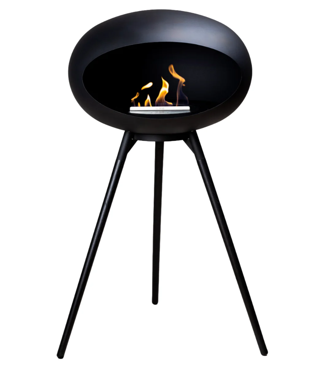 Chimenea Dome 625 Black Ground High Le Feu