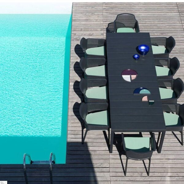 Conjunto Mesa Rio 140 Extensible + Sillones Net Nardi