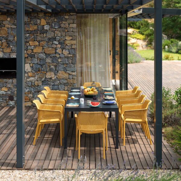 Conjunto Mesa Rio 210 Extensible + Sillones Net Nardi