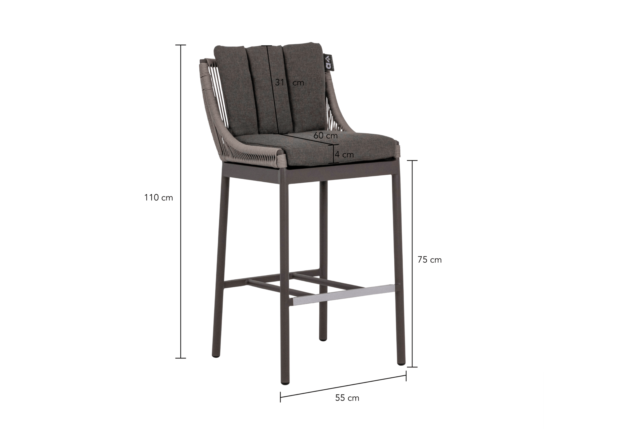 Bijou barstool